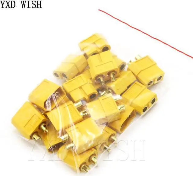 Alt view image 7 of 7 - Connecteurs de balles XT60 mâles et femelles, 20 pièces, 10 paires, pour batterie RC Lipo XT-60, connecteur, Kit de bricolage