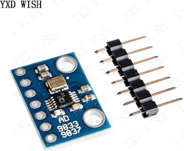 Alt view image 4 of 6 - Module de générateur de Signal DDS à onde sinusoïdale carrée, microprocesseurs programmables, Module d'interface en série, AD9833, GY-9833