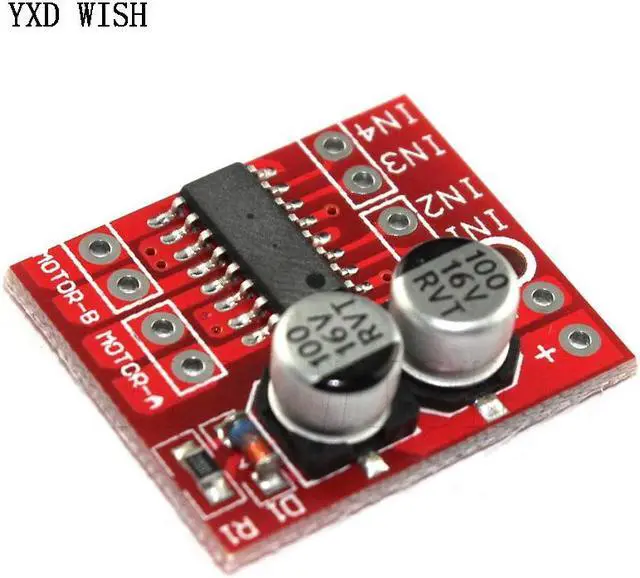 Alt view image 6 of 7 - Module d'entraînement de moteur à cc L298N, 10 pièces, inversion PWM de vitesse, double pont H, moteur pas à pas, Mini victoire L298N