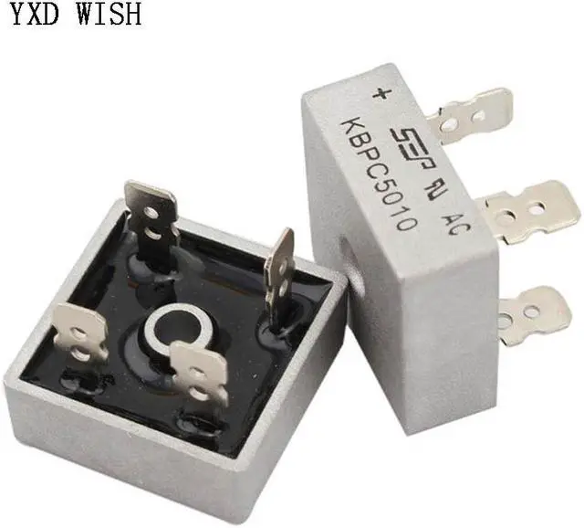 Alt view image 7 of 7 - Pont redresseur à Diode KBPC5010, 50a, 1000V, 5 pièces, KBPC 5010, Kits de bricolage