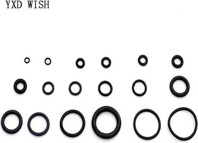 Alt view image 7 of 7 - Joint torique en caoutchouc résistant à l'huile, joints d'étanchéité, assortiment de différentes tailles avec boîte en plastique, Kit de bricolage, 225 pièces