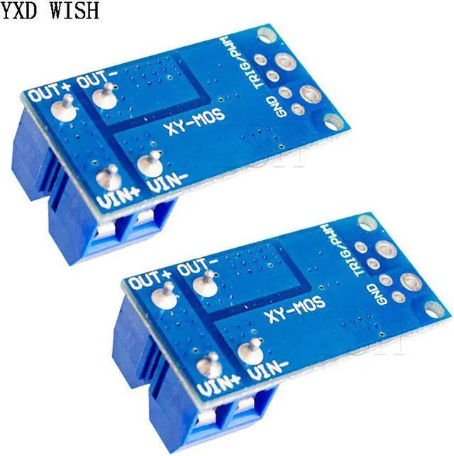 Alt view image 6 of 6 - Panneau de commande de courant, 10 pièces, 15a 400W MOS FET, interrupteur à gâchette, Module d'entraînement, régulateur PWM, Kits de bricolage, commande de moteur