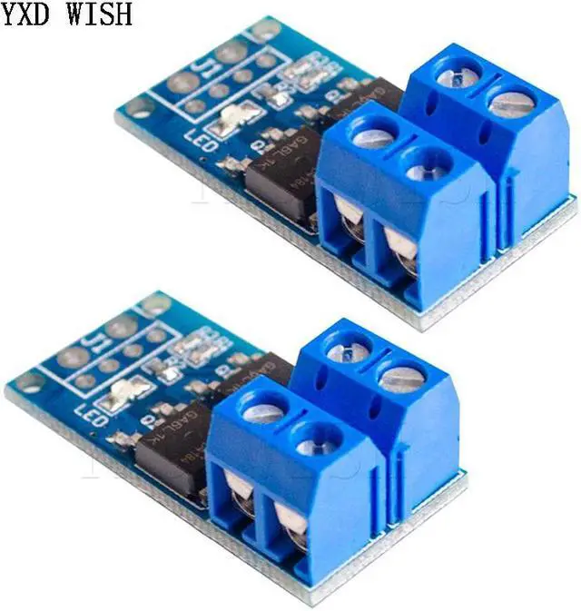 Alt view image 5 of 6 - Panneau de commande de courant, 10 pièces, 15a 400W MOS FET, interrupteur à gâchette, Module d'entraînement, régulateur PWM, Kits de bricolage, commande de moteur