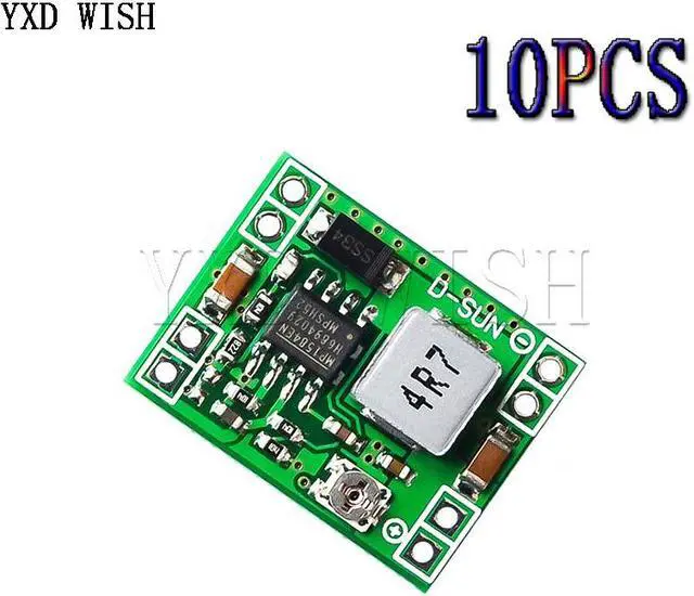 Alt view image 5 of 7 - Module d'alimentation abaisseur réglable, puissance de sortie 24V 12V 9V 5V 3V, Module d'alimentation, Ultra-petite taille, 10 pièces, MP1584 EN 3A