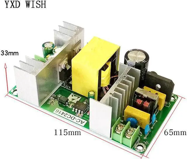 Alt view image 6 of 7 - Module d'alimentation isolé pour carte d'alimentation AC 100-240V à DC 12V 13a, convertisseur AC à DC 150W