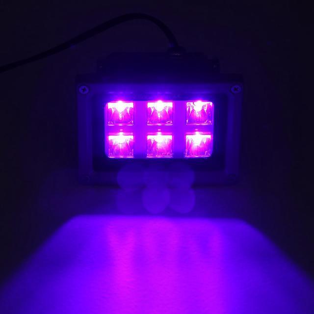 A C90-230v 6w 6 Leds Ultraviolet Resin Curing Light For For 3d
