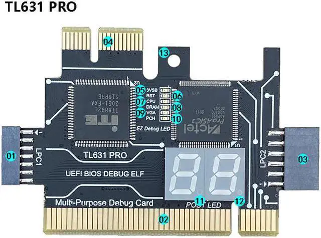Alt view image 2 of 2 - TL631 Pro  LPC-DEBUG Motherboard Diagnostic Analyzer, Multifunctional, Desktop and Laptop