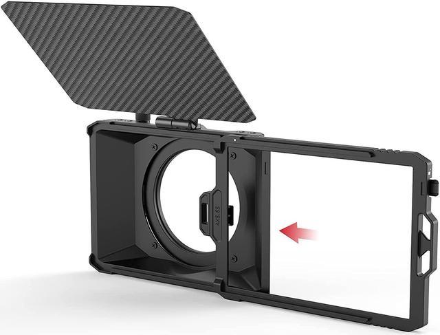 SmallRig Mini Matte Box For Mirrorless DSLR Cameras Compatible with  67mm/72mm/77mm/82mm/95mm Lens 3196