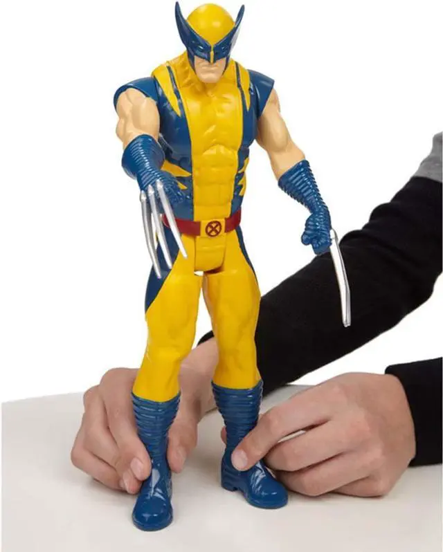 Alt view image 2 of 7 - Titan Hero Series Yellow Wolverine 12-inch Tall Action Figure from Xmens