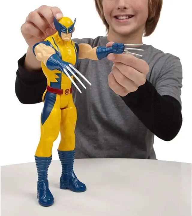 Alt view image 7 of 7 - Titan Hero Series Yellow Wolverine 12-inch Tall Action Figure from Xmens