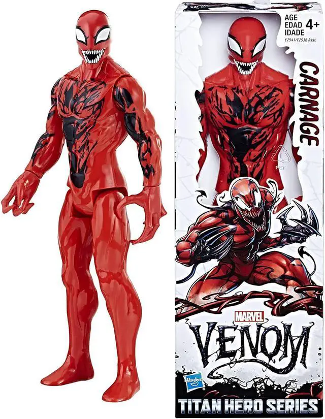 Main image of Titan Hero Series Carnage 12-Inch Action Figure from Venom