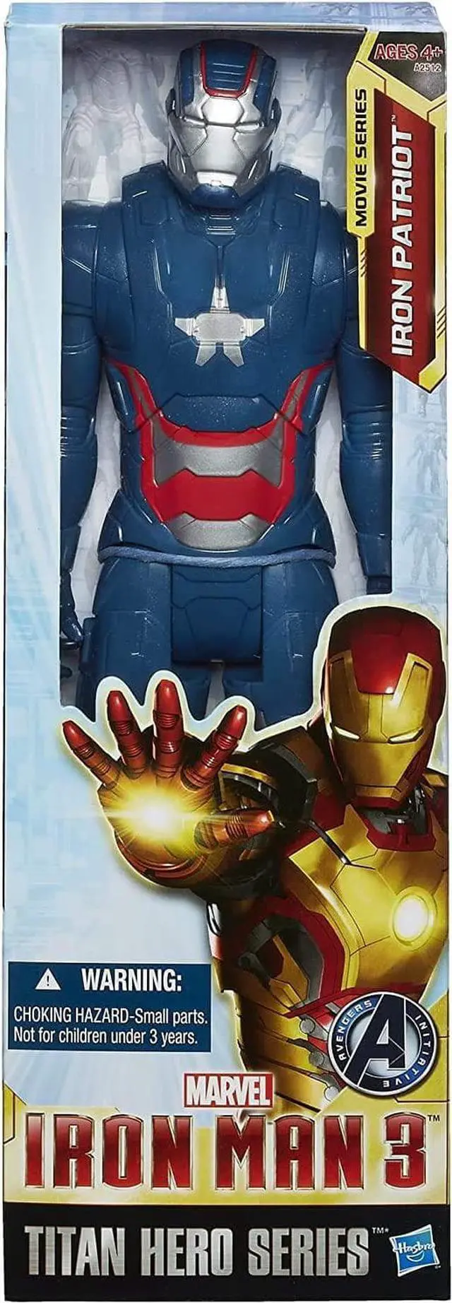 Alt view image 2 of 3 - Titan Hero Series Iron Patriot War Machine 12 Inch Tall Action Figure from Marvel Avengers