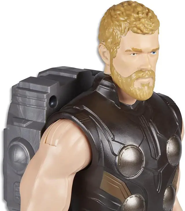 Alt view image 5 of 7 - Titan Hero Series Electronic Thor Action Figure with FX Gear from Infinity War