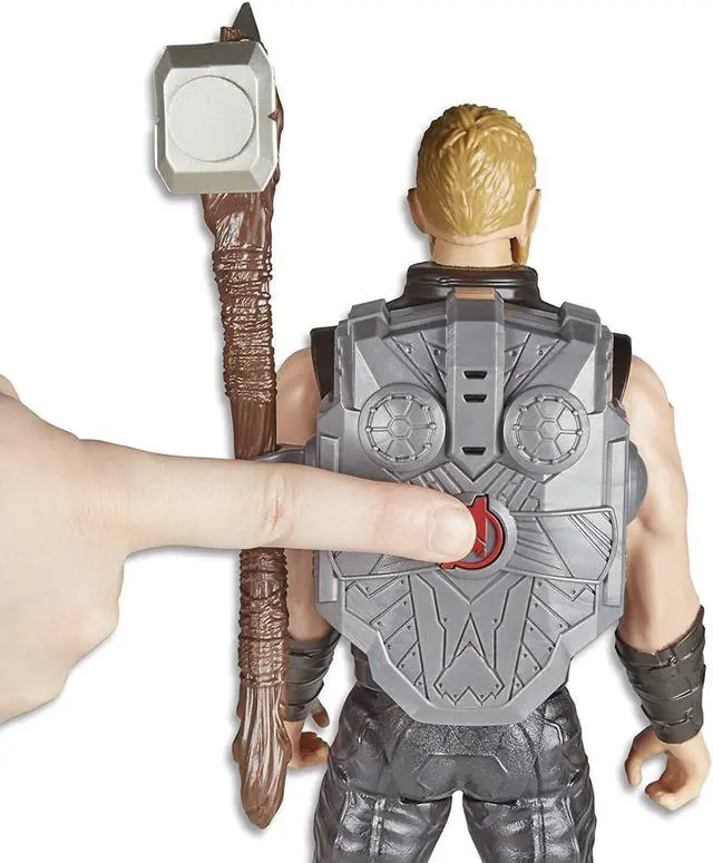 Alt view image 7 of 7 - Titan Hero Series Electronic Thor Action Figure with FX Gear from Infinity War