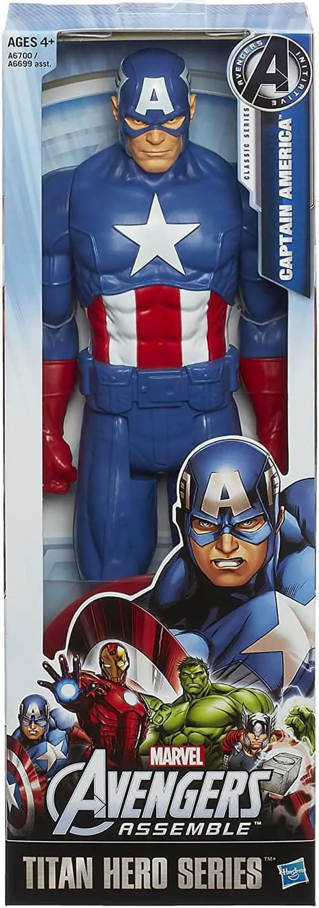 Alt view image 3 of 3 - Titan Hero Series Captain America 12-inch Action Figure