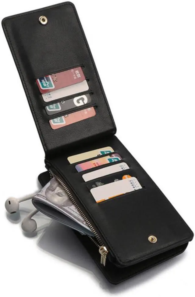 Alt view image 5 of 13 - Musubo Business Multifunctional PU Leather with Card Slots Wallet Stand Full Body Shockproof Flip Protective Case for iPhone X / XS / XR / XS Max / 7 / 8 / 7 Plus / 8 Plus / 6 / 6S / 6 Plus / 6S Plus