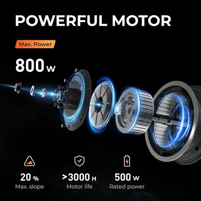 Alt view image 3 of 7 - NEW Yadea KS6 Pro Electric Kick Scooter 500W Motor 34-40 Miles Range & 18.6 MPH