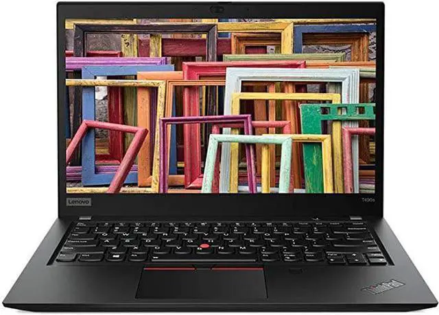 Main image of Lenovo Laptop ThinkPad T490s Intel Core i7 8th Gen 8665U (1.90GHz) 8GB Memory 256 GB PCIe SSD Intel UHD Graphics 14.0" Windows 10 Pro 20NX002XUS-2D-LC