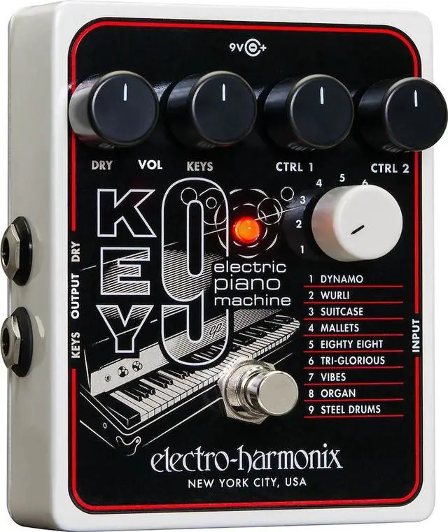 Alt view image 6 of 13 - Electro-Harmonix Key 9 Electric Piano Machine pedal