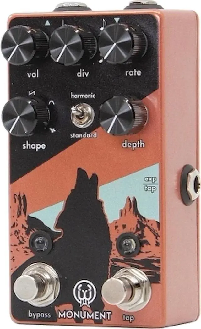 Alt view image 5 of 8 - Walrus Audio Monument Harmonic Tap Tremolo V2 Effects Pedal