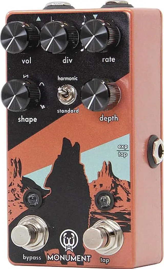 Alt view image 6 of 8 - Walrus Audio Monument Harmonic Tap Tremolo V2 Effects Pedal