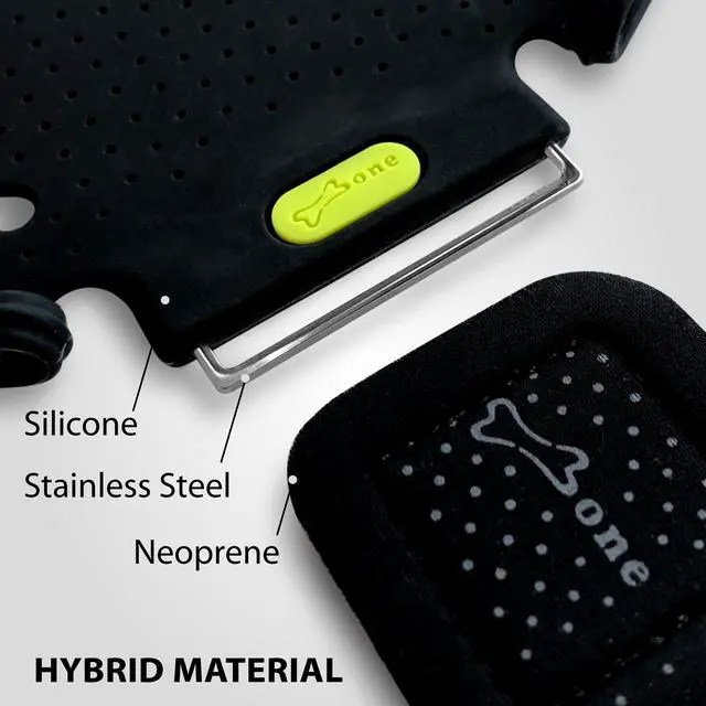 Alt view image 3 of 7 - Bone Run Tie, Running Armband Phone Holder for Apple iPhone 13 12 11 Pro Max Mini XS XR X 8 Samsung Galaxy S21 S20 Note 20 10 Smartphone for Mobile Size 4-6.7" ( Black/ Arm Size 7.9-9.8")