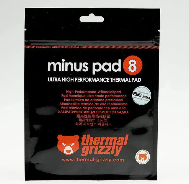 Alt view image 2 of 4 - Thermal Grizzly Minus Pad 8 (Thermal Pad) 100x100x1.0mm