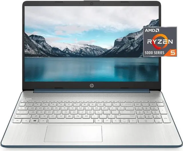 Main image of New HP Business Laptop 15.6" Full HD AMD Radeon Ryzen 5 5500U 32GB DDR4 RAM 1TB PCIe NVMe M.2 SSD Windows 11 Pro Blue
