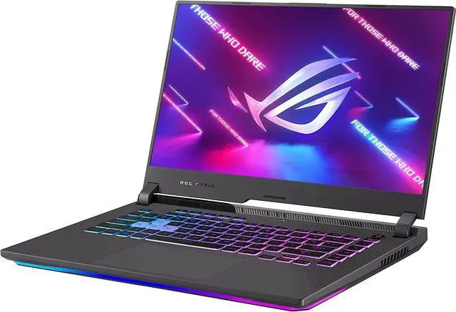Alt view image 2 of 7 - New ASUS ROG Strix G15 Gaming 15.6" IPS Full HD NVIDIA GeForce RTX 3050 Ti AMD Ryzen 7 4800H 16GB DDR4 RAM 512GB PCIe SSD RGB Keyboard Windows 11 Pro Gray
