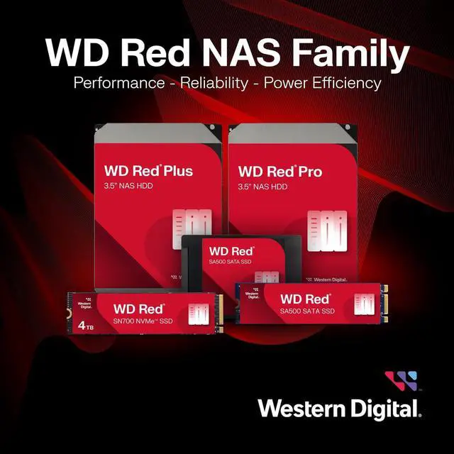 Alt view image 11 of 11 - Western Digital Hard Drive WD40EFPX-RET 4TB 3.5" WD Red Plus NAS HD SATA 256MB