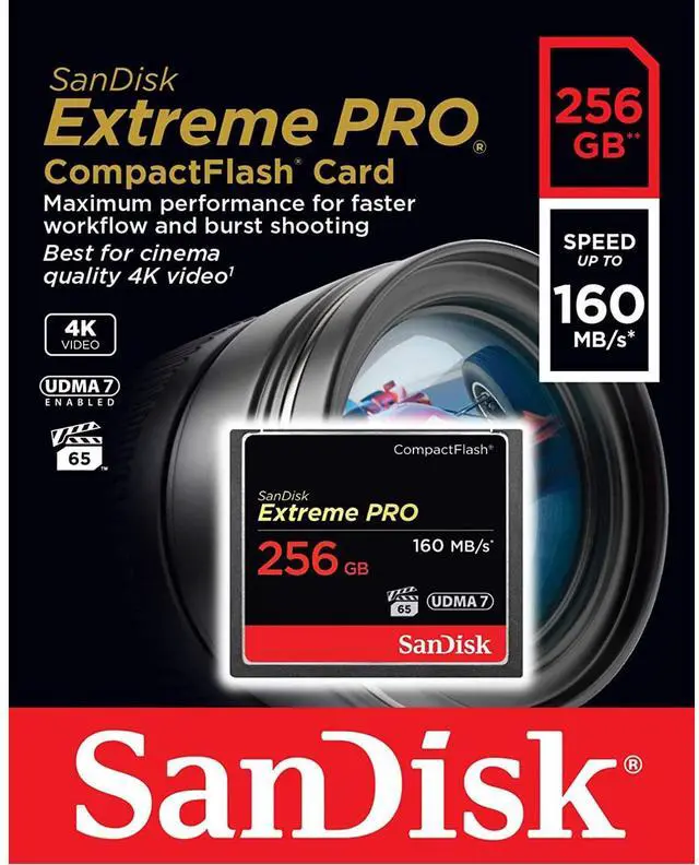 Alt view image 16 of 20 - Flash Memory Card - 256 Gb - Compactflash Card