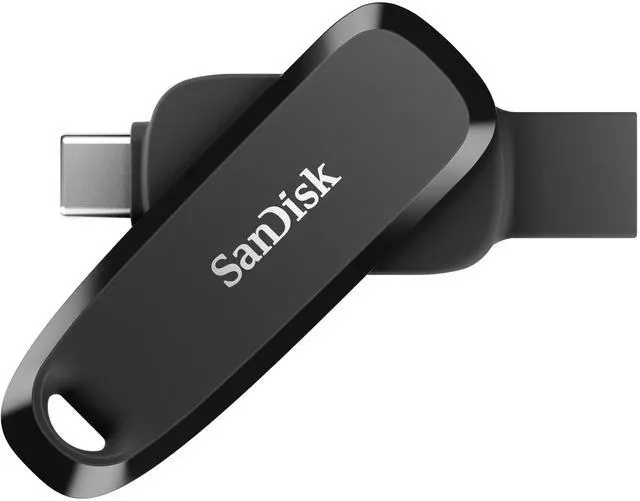 Alt view image 2 of 8 - SanDisk 512GB Phone Drive OTG USB Type-C & Type-A USB 3.2 Gen 1 read speeds up to 100MB/s [Black] Black 512GB