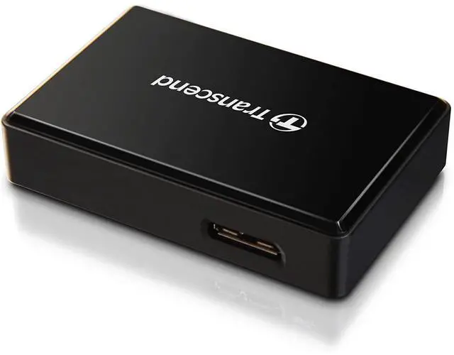 Alt view image 12 of 17 - Transcend RDF8 USB3.1 Gen 1 All-In-One Multi Card Reader Black