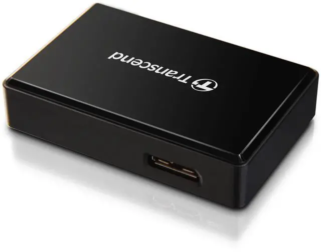 Alt view image 14 of 17 - Transcend RDF8 USB3.1 Gen 1 All-In-One Multi Card Reader Black