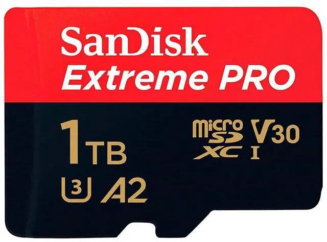 Alt view image 18 of 20 - SanDisk 1TB Extreme PRO A2 microSDXC Card UHS-I U3 V30 Read Speed up to 200MB/s for 4K UHD Video (SDSQXCD-1T00-GN6MA)