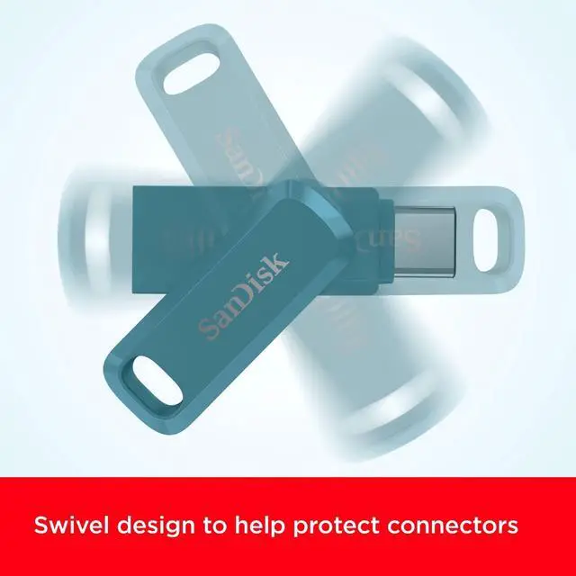 Alt view image 7 of 7 - SanDisk 512GB Ultra Dual Drive Go USB Type-C Flash Drive - Up to 400MB/s, Navagio Bay - SDDDC3-512G-G46NBB