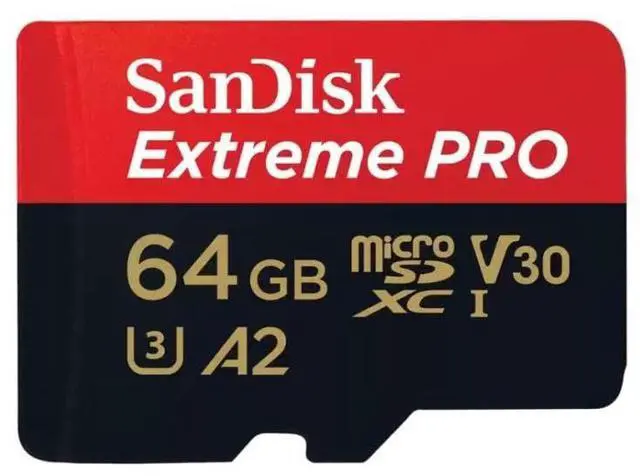 Alt view image 4 of 10 - SanDisk 64GB Extreme PRO A2 microSDXC Card UHS-I U3 V30 Read Speed up to 200MB/s for 4K UHD Video (SDSQXCU-064G-GN6MA)