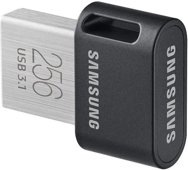 Alt view image 2 of 7 - Samsung MUF-256AB USB Flash Drive 256 GB USB Type-A 3.1 (3.1 Gen 1) Black, Stainless Steel USB Flash Drives (256 GB, USB Type-A, 3.1 (3.1 Gen 1), Swivel, 3 g, Black, Stainless Steel)