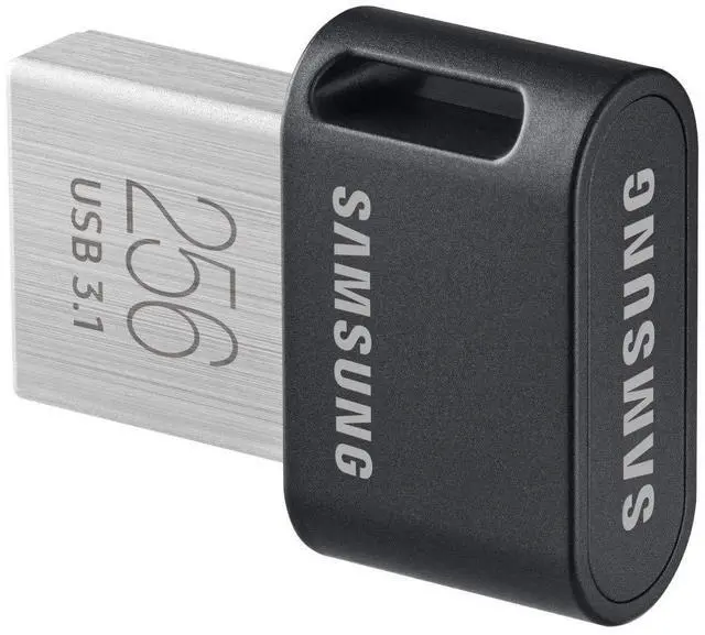 Alt view image 5 of 7 - Samsung MUF-256AB USB Flash Drive 256 GB USB Type-A 3.1 (3.1 Gen 1) Black, Stainless Steel USB Flash Drives (256 GB, USB Type-A, 3.1 (3.1 Gen 1), Swivel, 3 g, Black, Stainless Steel)