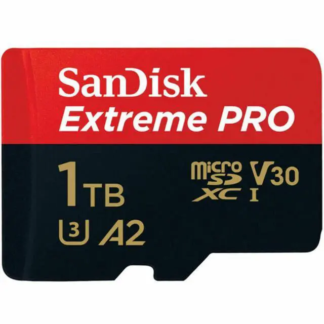 Alt view image 9 of 12 - Micro SD 1TB SanDisk Extreme PRO microSDXC A2 SDSQXCZ-1T00 Overseas package product