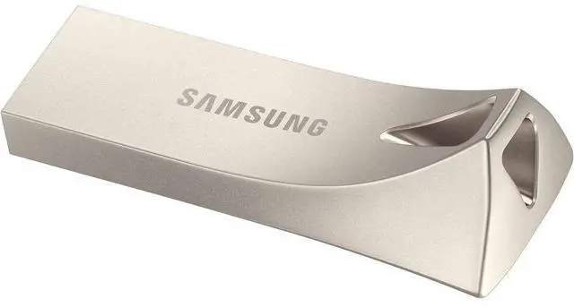 Alt view image 6 of 6 - Samsung 256GB USB 3.1 Flash Drive BAR Plus Champagne Silver (MUF-256BE3)