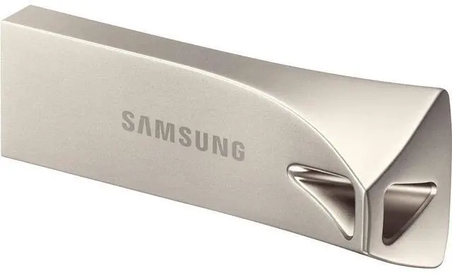 Alt view image 5 of 6 - Samsung 256GB USB 3.1 Flash Drive BAR Plus Champagne Silver (MUF-256BE3)