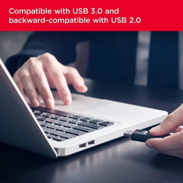 Alt view image 4 of 6 - SanDisk 256GB Ultra USB 3.0 Flash Drive - SDCZ48-256G-GAM46 Black