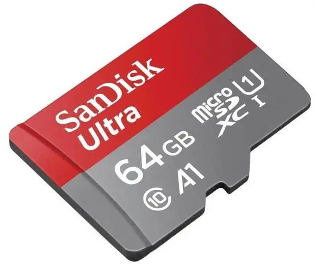 Alt view image 13 of 16 - SanDisk 64GB Ultra microSDXC 140MB/s UHS-I U1 A1 Full HD C10 microSD 64G micro SD SDXC Flash Memory Card SDSQUAB-064G-GN6MN with OEM Lanyard