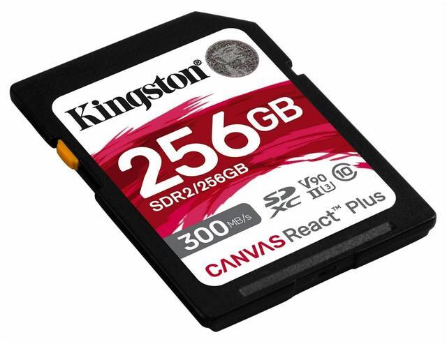 Alt view image 20 of 20 - Kingston Canvas React Plus 256GB Secure Digital Extended Capacity (SDXC) Flash Card Model SDR2/256GB