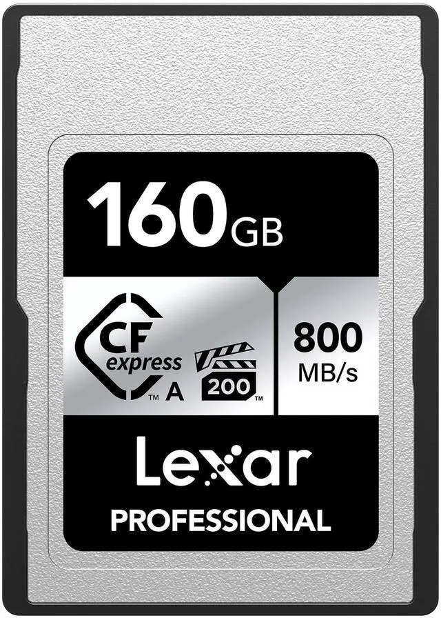 Alt view image 3 of 9 - Lexar 160Gb Professional Cfexpress Type A Silver Series Memory Card Compatible With Sony Cameras W/ Type A Card Slot Up To 800/700 Mb/S Read/Write 8K Video Vpg 200 (Lcaexsl160G-Rneng)