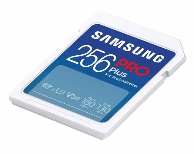 Alt view image 7 of 12 - Samsung Samsung 256GB PRO Plus UHS-I SDXC Memory Card, Blue #MB-SD256S/AM
