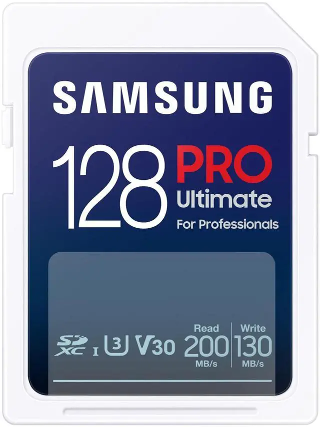 Alt view image 8 of 9 - Samsung SAMSUNG 128GB SD PRO ULTIMATE FULL SIZE #MB-SY128S/AM