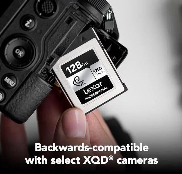 Alt view image 5 of 7 - Lexar CF Professional CFexpress Type B Card SILVER Series 128GB