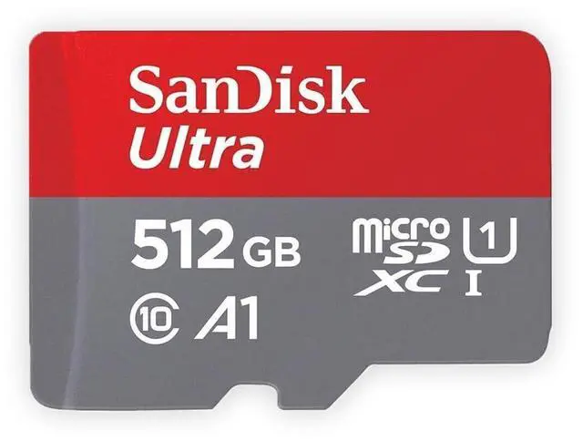 Alt view image 14 of 15 - SanDisk SDSQUA4-512G-GN6MN MAS 512GB 8pin microSDXC r120MB/s C10 U1 A1 UHS-I SanDisk Ultra microSDXC Memory Card w/out Adapter